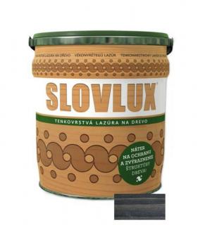 SLOVLAK Slovlux B Tenkovrstvá lazúra 0099 Eben 2,5l