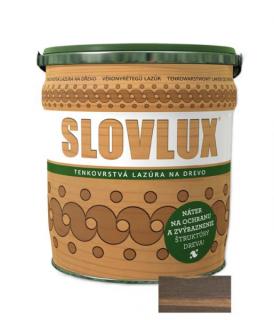 Slovlak Slovlux lazúra tenkovrstvá orech 2,5l