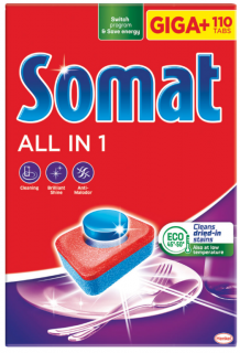 Somat All-in-1 tablety do umyvačky riadu 110 ks