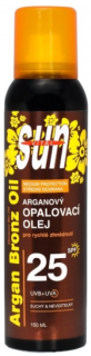 SUN Argan SUCHÝ opaľovací olej SPF 25 s arganovým olejom