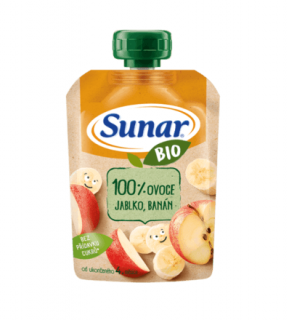 Sunar Bio Kapsička Jablko banán 100 g