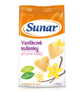 Sunar Vanilkové sušienky pre prvé zúbky 175 g