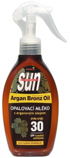 SunVital Argan Oil opaľovacie mlieko SPF30 200 ml