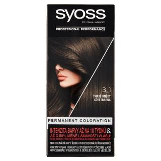 SYOSS COLOR PROFESIONAL 3-1 TMAVO HNEDÁ