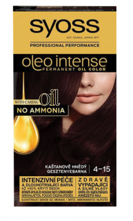 Syoss Oleo Intense farba na vlasy 4-15 Gaštanovo hnedý