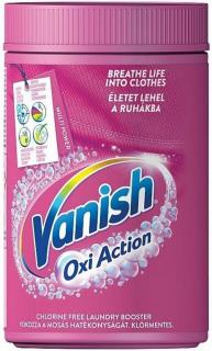 Vanish Oxi Action Pink prášok na škvrny 625 g
