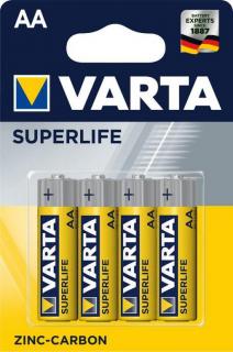 VARTA AA SUPERLIFE R6P 1,5V 4 KS