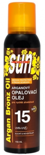 Vivaco Sun Argan Bronz Oil Spray opaľovací prípravok SPF15 150 ml