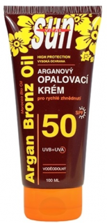 Vivaco Sun Argan Bronz voděodolný opalovací krém SPF50 100 ml