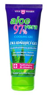 Vivapharm Aloe vera chladivý gél po opaľovaní 97% v tube 100 ml