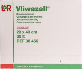 VLIWAZELL– sterilní komprese 20 x 40 cm 30 ks