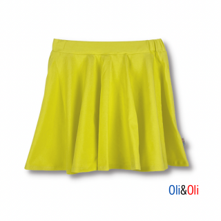 Detská sukňa Oli&Oli - žltá neónová farba 110