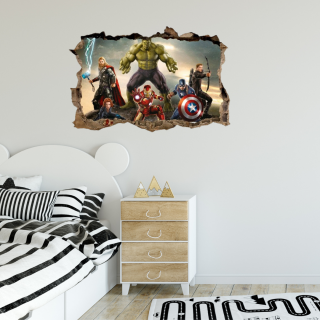 Samolepka na stenu  Avengers 3  70x50 cm
