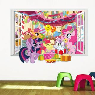 Samolepka na stenu  My Little Pony 2  70x50 cm