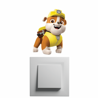 Samolepka nad vypínač „PAW Patrol - Rubble