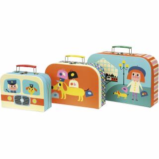 Set 3 detských kufríkov