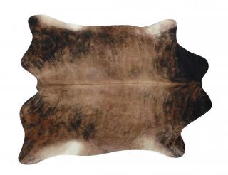Imitácia kravskej  kože 120x150 cm -hnedá 318