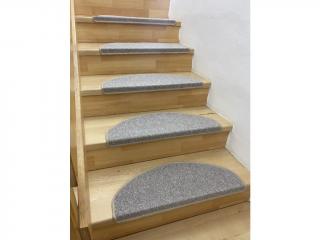 Kobercové nášľapy na schody 28 x 65 cm – béžová