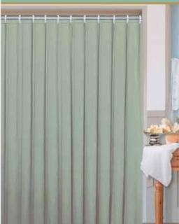 Kúpelňový záves Textilný zelený Rozmer: 180x200