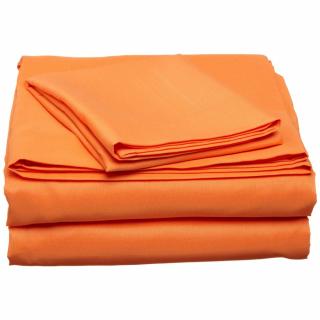 Plachta posteľná oranžová pevná Rozmer: 140x240