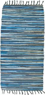 Tkaný koberec Pásik 60x120 modrý