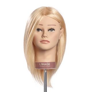 Cvičná hlava platinová blond Limage - Tanja 20cm (EU)