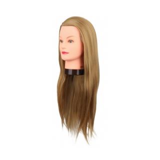 Hlava na česanie so syntetickými vlasmi Poniks - Blond 55-60cm