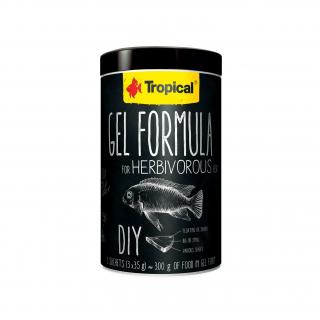 TROPICAL Gel Formula herbivore 1000ml: 105g produktu = 300g želé - bylinožravé ryby