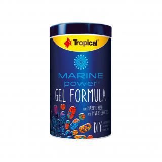TROPICAL Marine Power Gel Formula 1000ml: 105g produktu = 300g želé pre všežravé morské ryby a bezstavovce