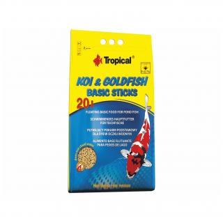 TROPICAL-POND Koi-Goldfish Basic sticks 20L