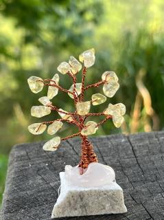 Citrínový stromček šťastia malý (cca 7 cm)