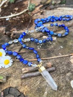Lapis lazuli - Anjelské spojenie (náhrdelník )