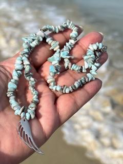 Larimar - Oceán lásky (náhrdelník )