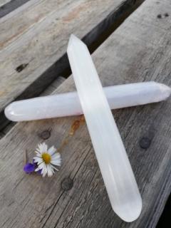 Selenitová magická palička (15 x 2,2 cm)