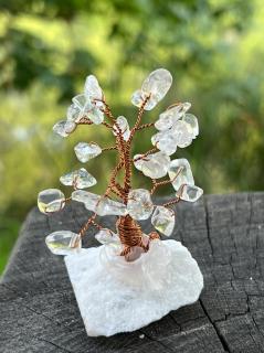 Stromček šťastia krištáľ - malý (cca 7 cm)