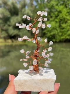 Stromček šťastia krištáľ - veľký (cca 15 cm)