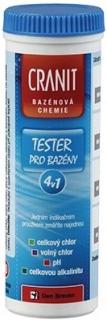 Bazénová chémia Cranit Tester pre bazény 4 v 1 Den Braven (bal / 10ks)