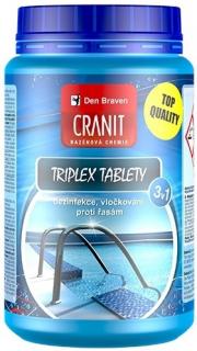 Bazénová chémia Cranit Triplex tablety 1 kg Den Braven