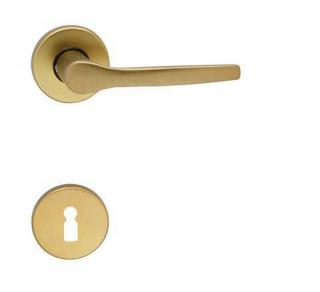 Hliníková kľučka dverná MONET - R bronzový elox kovania COBRA