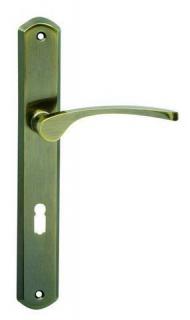 Interiérová kľučka dverná LAURA kovanie COBRA bronz česaný