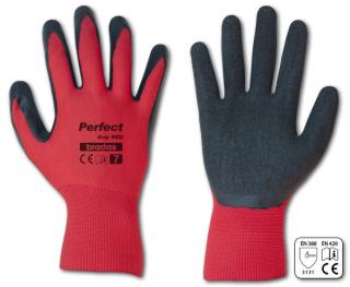 Ochranné rukavice BRADAS PERFECT GRIP RED 10