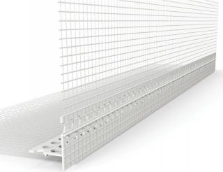 Okenný profil PVC s tkaninou 2 m s nepriznanou odkvapničkou (50 ks)