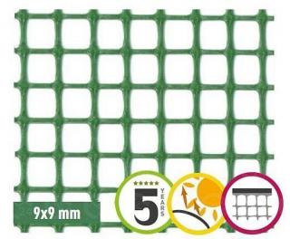Plastová síť na plot 9 x 9 mm QUADRA 10 (1x30m)