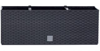 Plastové samozavlažovací truhlíky Rato Case antracit 51,4 x 19,2 cm