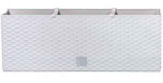 Plastové samozavlažovací truhlíky Rato Case biela 51,4 x 19,2 cm