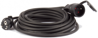 Predlžovací kábel 25m 230V - čierna guma