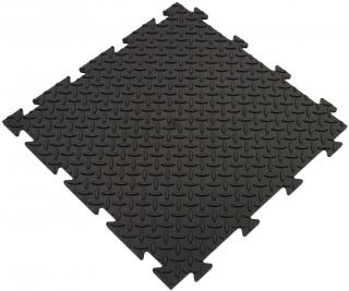 PVC dlažba LINEA TENAX GRAIN OF RICE 50 x 50 x 1 cm čierna 1 ks