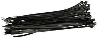 Sťahovacie pásky XTLINE 4,8 x 400 mm čierne 50 ks