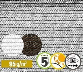 Tieniaca tkanina TENAX SOLEADO GLAM 84% (100 g/m2) šedá 1,5 x 5 m