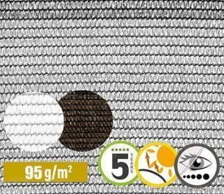Tieniaca tkanina TENAX SOLEADO GLAM 84% (100 g/m2) šedá 1 x 5 m